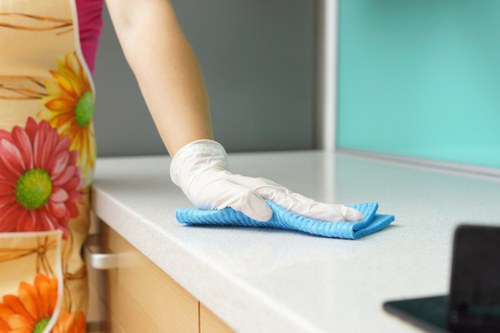 Deep cleaning fabric furniture in Hackney