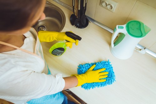 Encrypted Cleaners Hackney payment process with safe transaction flow