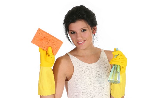 Detailed deep cleaning in a Hackney kitchen
