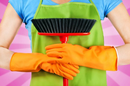 Cleaner in Hackney providing domestic cleaning in a modern flat